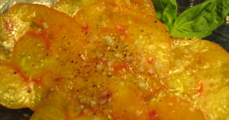 Carpaccio de Tomate Ananas