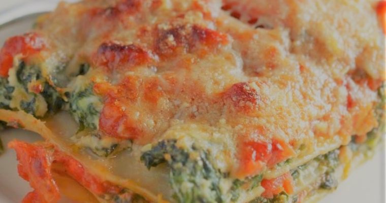 Lasagnes basilic-épinards