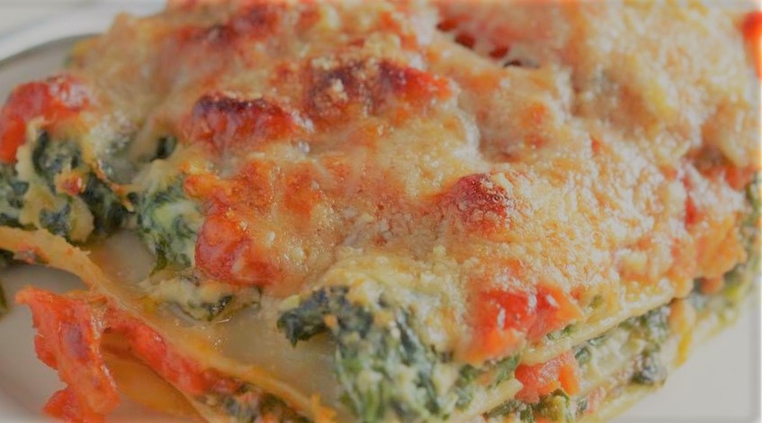 Lasagnes basilic-épinards