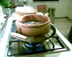 Vapeur WOK gaz