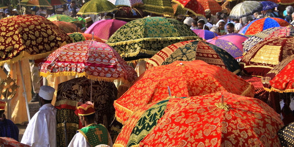 ethiopie timkat parasols