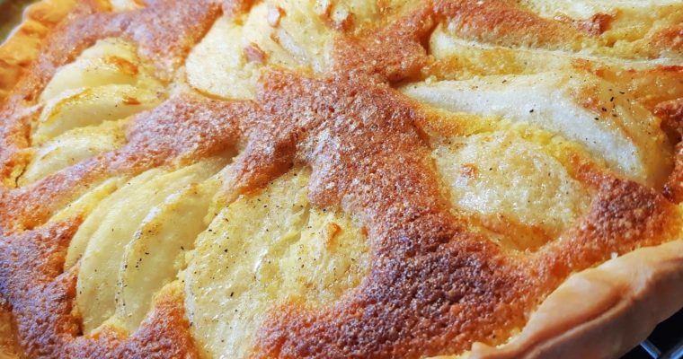 Tarte Bourdaloue aux Poires Williams, miam !