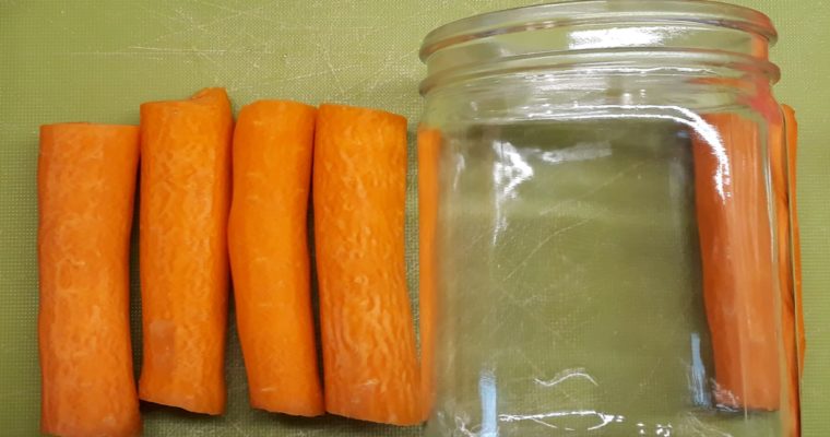 Pickles de carottes maison