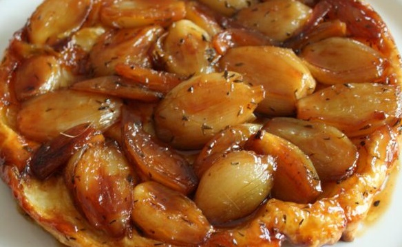 Tarte Tatin d’échalotes Saperlipopote !