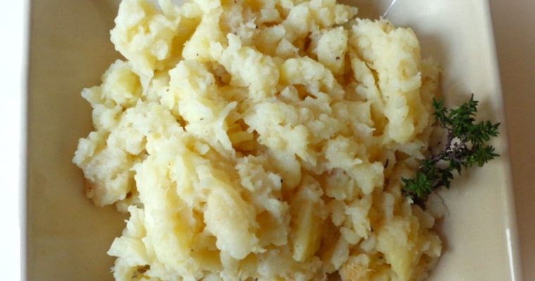 Purée de céleri rave aux cèpes